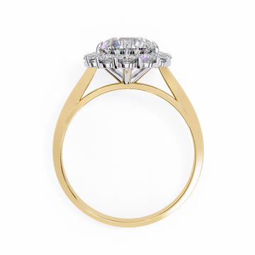 Radiant Halo Lab-Grown Diamond Ring
