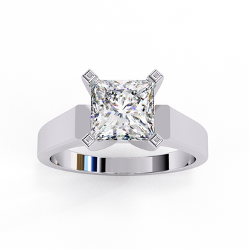 Radiant Princess Solitaire Ring