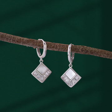 Crystal Prism Drop Earrings
