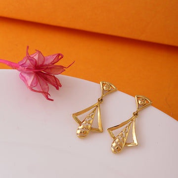 Golden Aura Sterling Silver Earrings