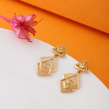 Golden Prism Sterling Silver Earrings