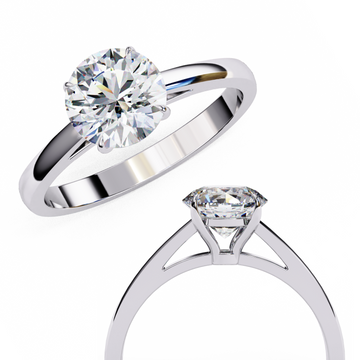 Pure Brilliance Lab-Grown Diamond Solitaire