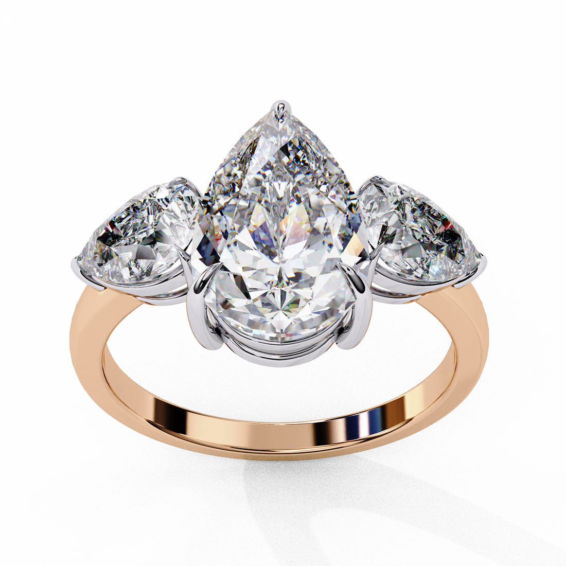 ✨ Pear Radiance Lab-Grown Diamond Ring