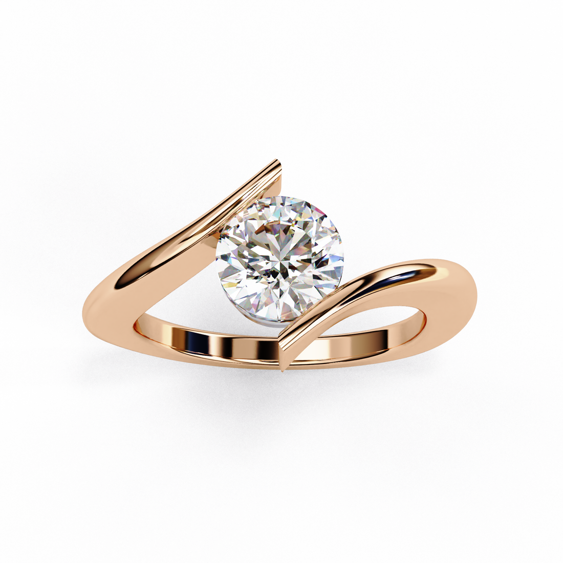 Eternal Embrace Solitaire Ring