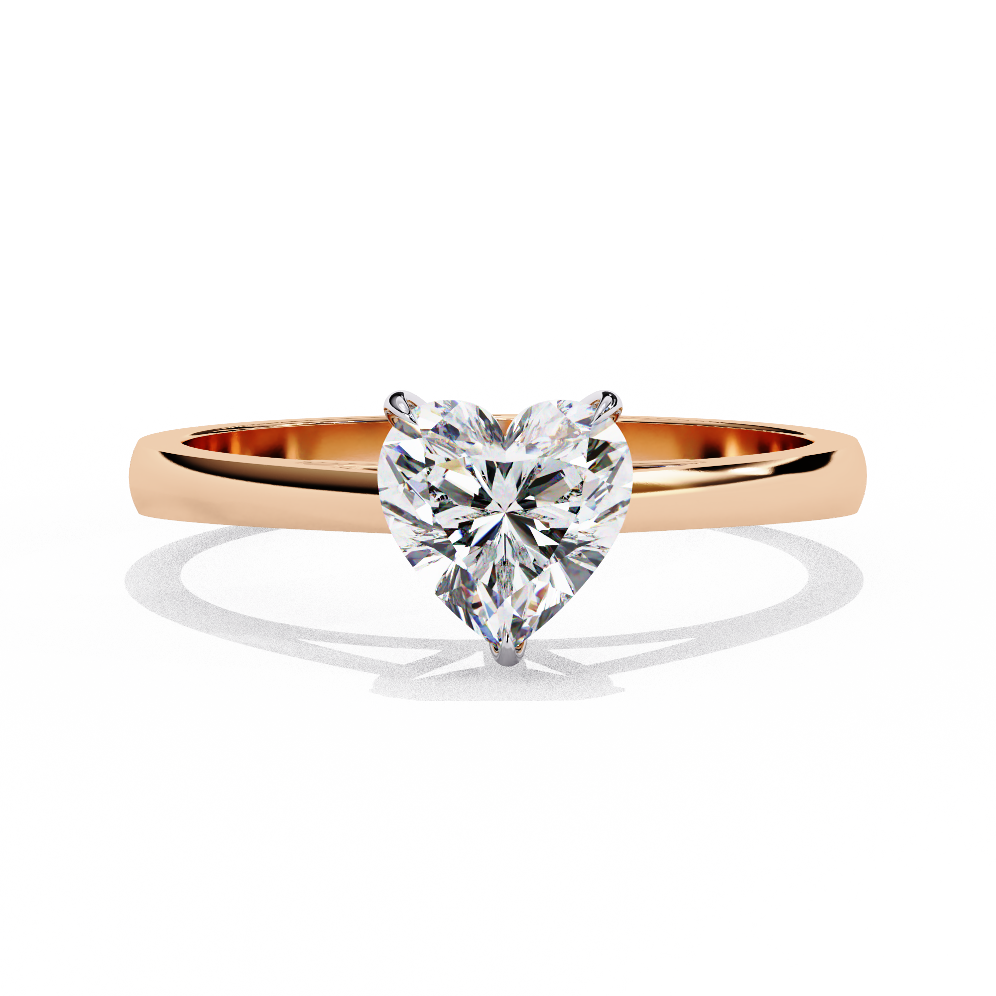 Heart of Eternity Solitaire Ring