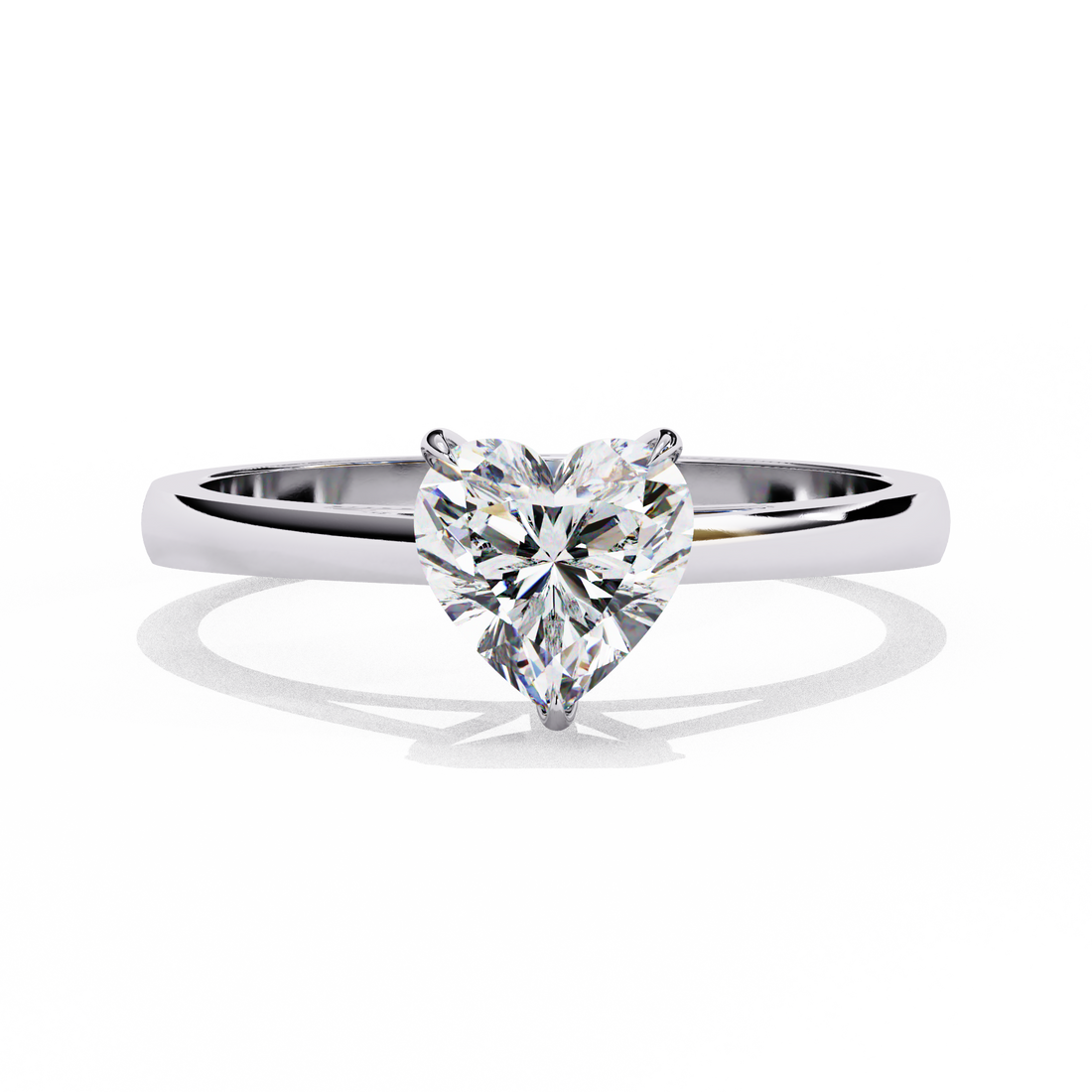 Heart of Eternity Solitaire Ring