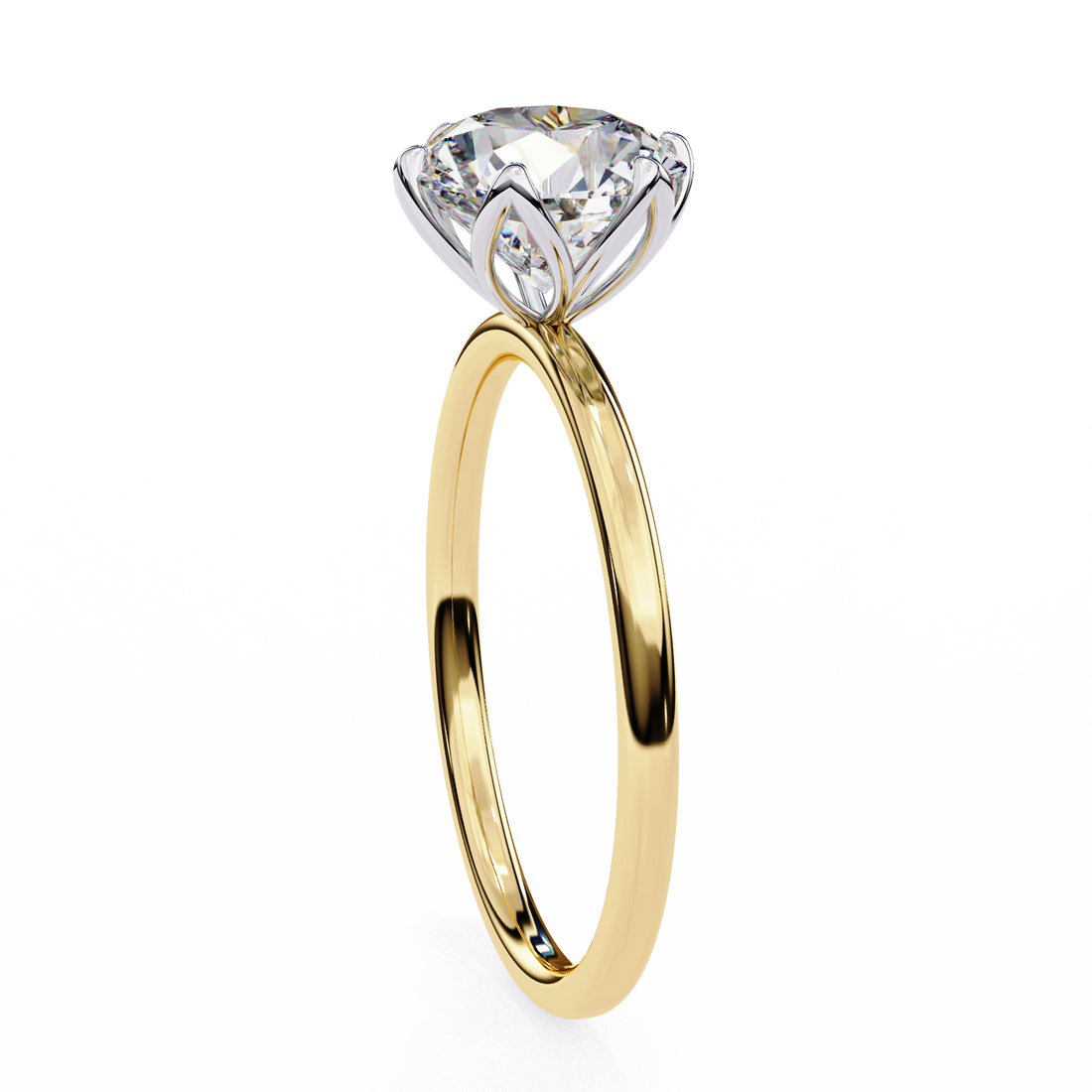 Blossom Solitaire Ring