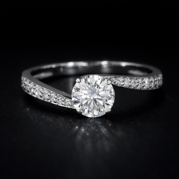 Elegant Solitaire Ring in 925 Silver ✨