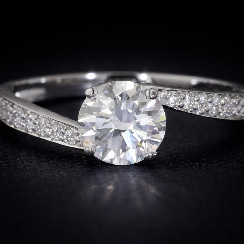 Elegant Solitaire Ring in 925 Silver ✨