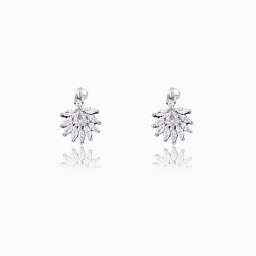 925 silver floral cluster bugadi earrings view