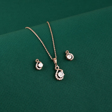 Elegant Teardrop Sparkle Set ✨ | 925 Silver