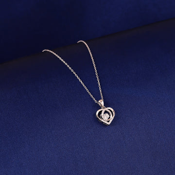 Dual-Heart Love Pendant ✨ | 925 Silver