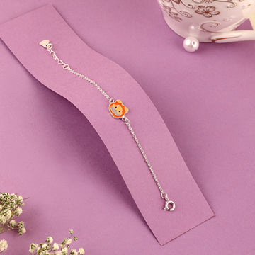 ✨ Cute Lion Kids Bracelet in 925 Silver