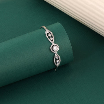 Elegant Marquise Cubic Zirconia Bracelet in 925 Silver 💖