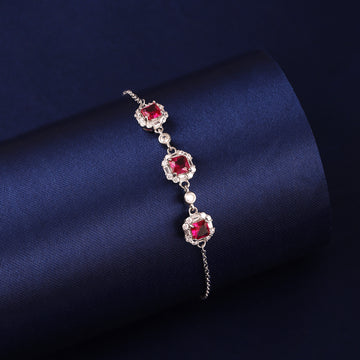 ✨ The Radiant Trio Halo Bracelet Collection in 925 Silver