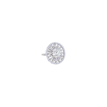 925 Silver The Majestic Oval Sunburst Ring Collection