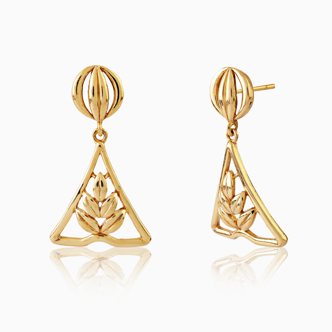 Golden Aura Sterling Silver Earrings
