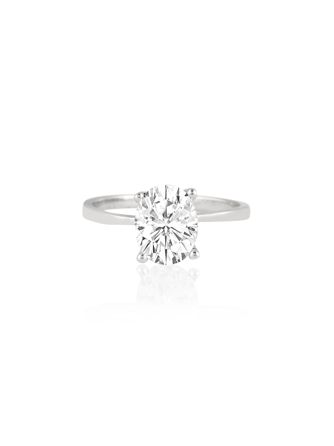 Eternal Oval Solitaire Ring