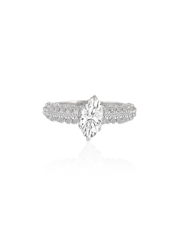 Marquise Majestic Pavé Ring