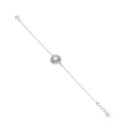 925 silver sunflower pearl bracelet full product view