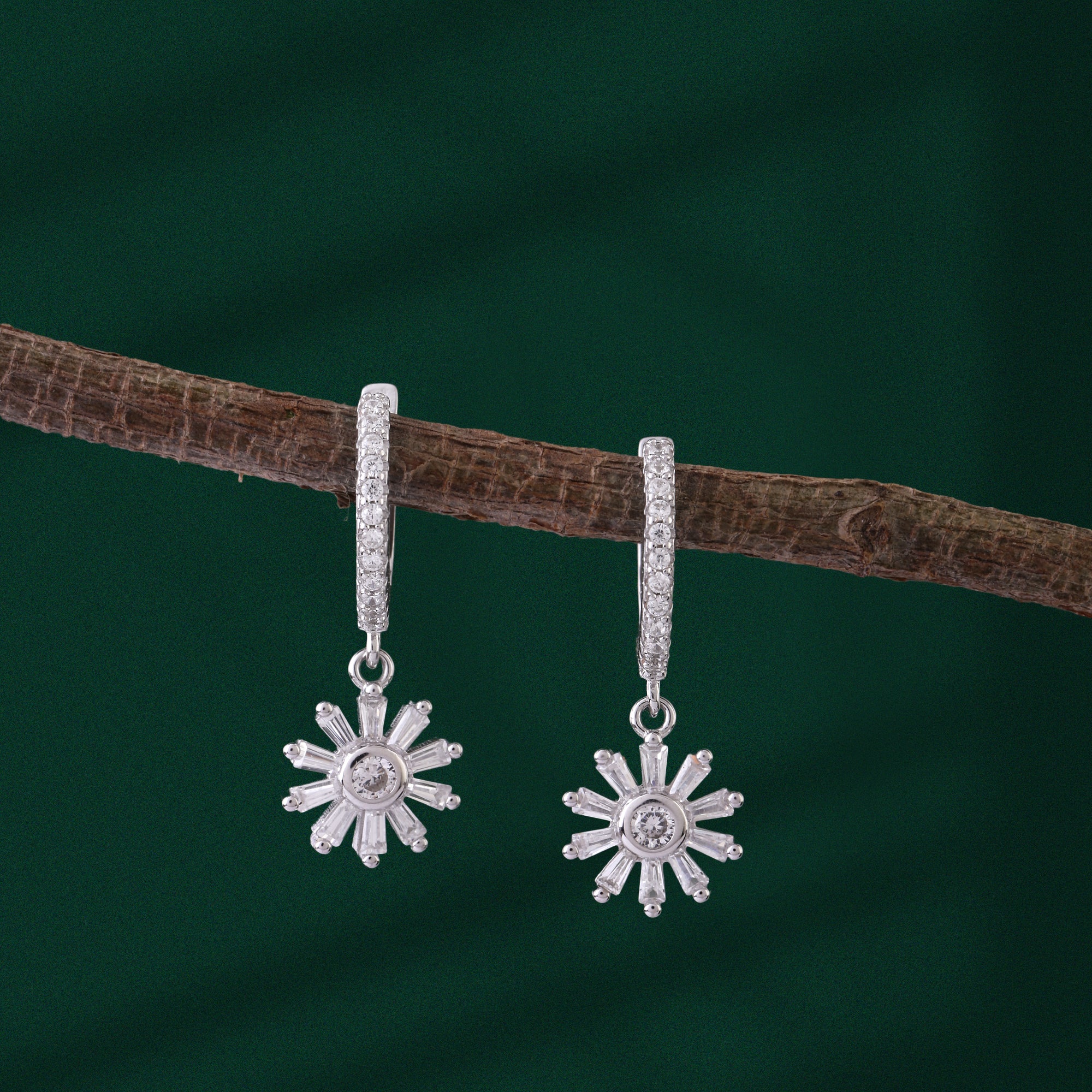 Celestial Radiance Drop Earrings