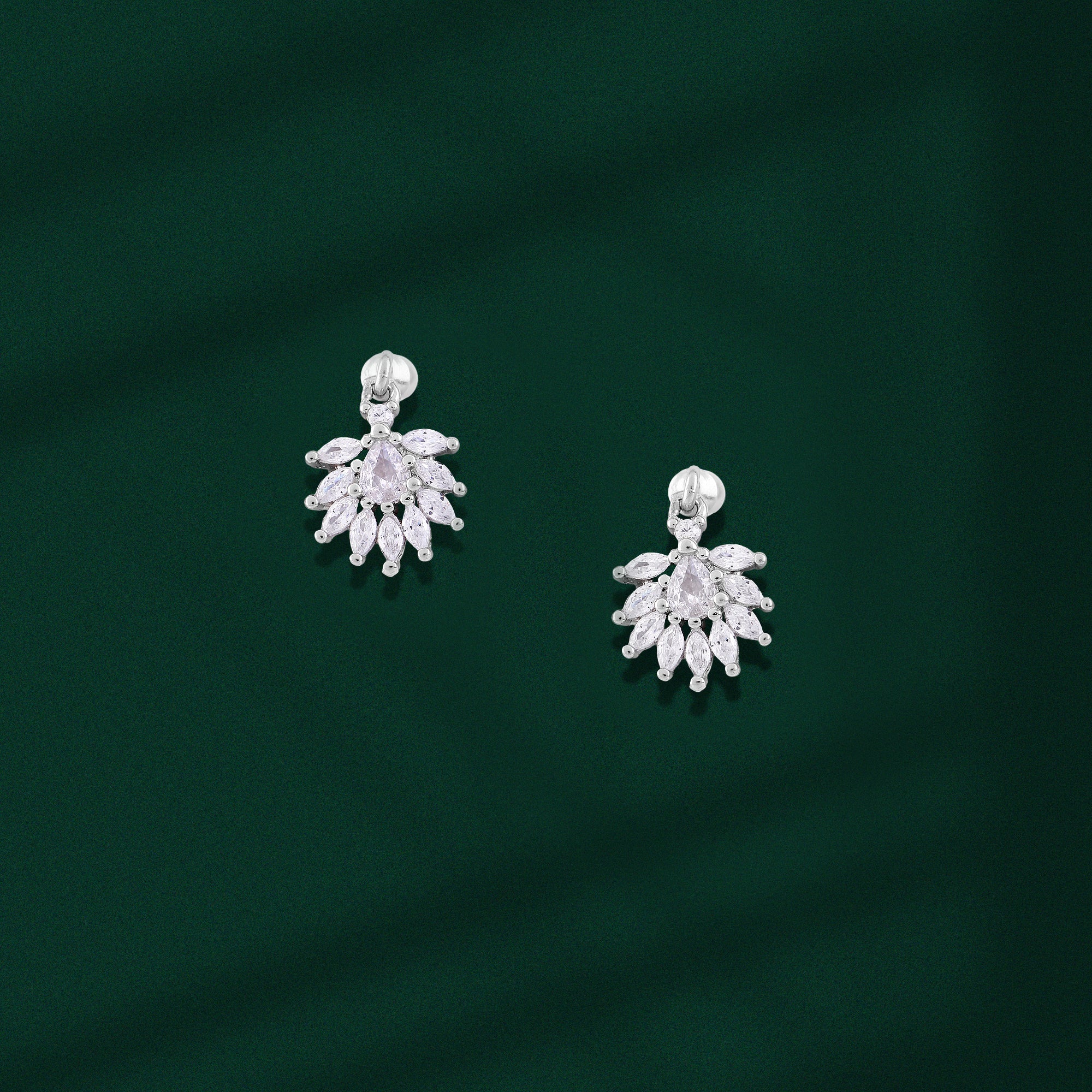 Crystal Bloom Petite Danglers