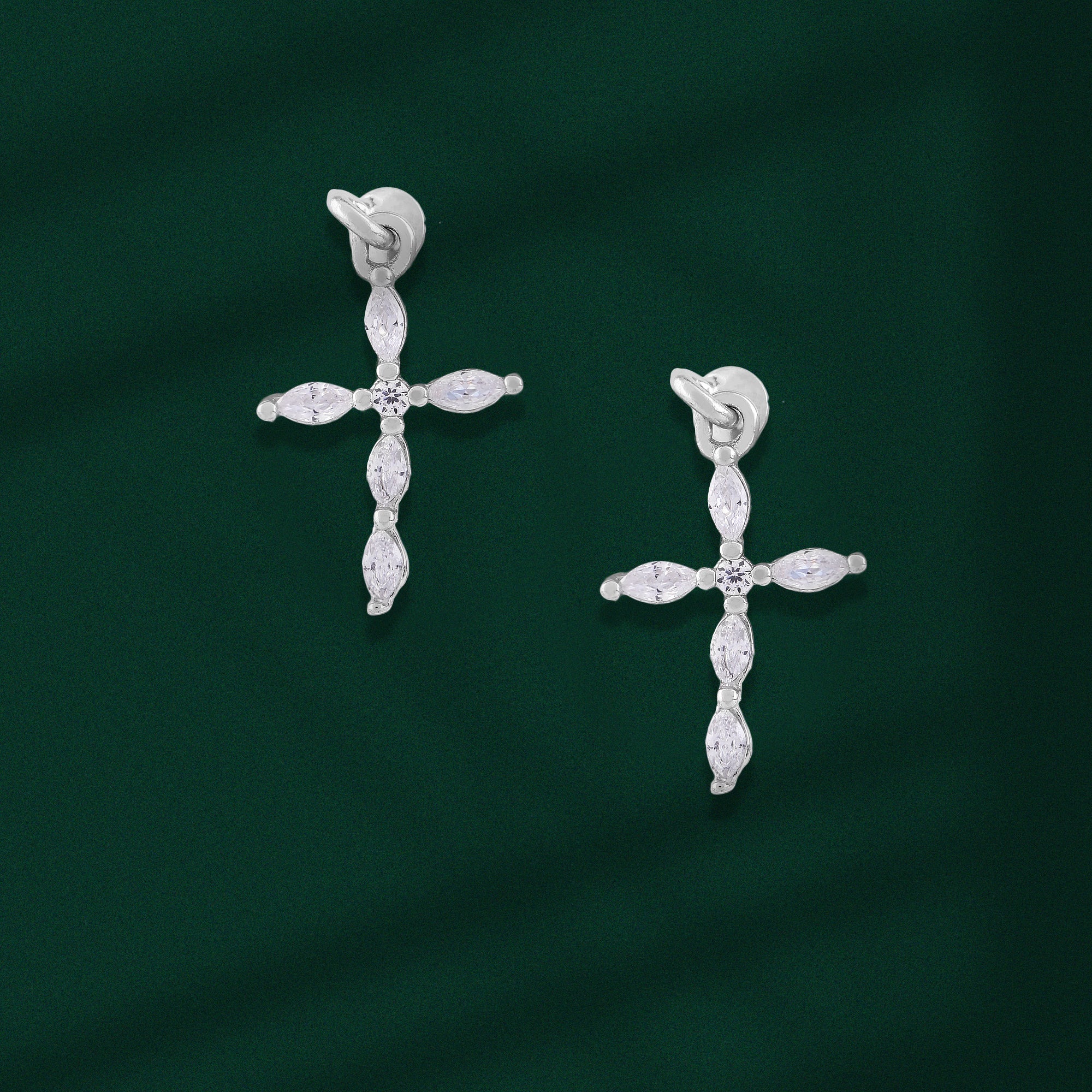 Divine Grace Cross Earrings