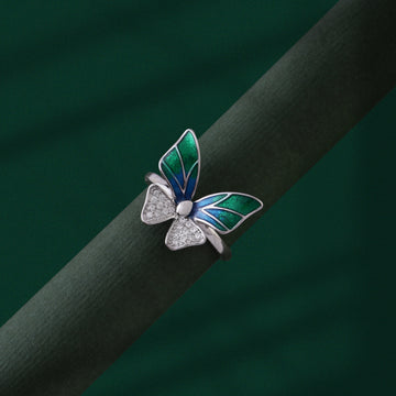 Enchanted Wings Butterfly Ring