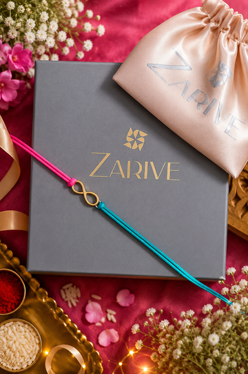 925 sterling silver infinity rakhi