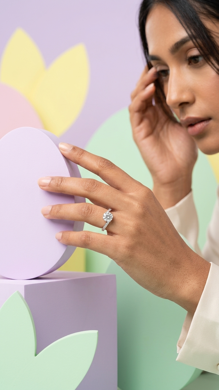 Elegant Solitaire Ring in 925 Silver ✨