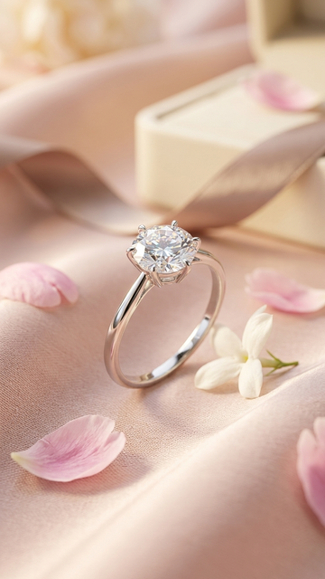 925 Timeless Solitaire Silver Ring