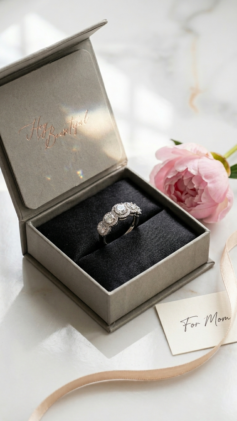 925 Infinity Trio Halo Ring